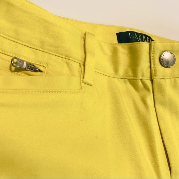 NEW! RALPH LAUREN Canary Buttercup Yellow PETITE PANTS Cute Happy NWT SIZE 2P - Picture 12 of 12